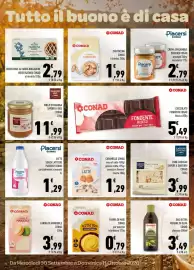 Volantino Conad Pagina 6: Cantuccini Conad i classici €1,99, Crema spalmabile Piacersi Conad €2,79
