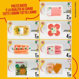 Volantino Spesa Facile Conad Pagina 2: Hamburger di vitello Conad Percorso Qualità €4,99