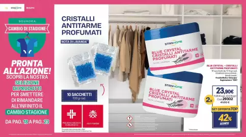 Catalogo Stanhome Pagina 10: Stanhome Blue Crystal cristalli antitarne profumati nota lavanda €23,90
