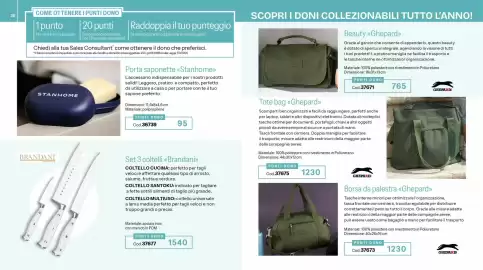 Catalogo Stanhome Pagina 19: Set 3 coltelli Brandani €1.540,00, Porta saponette Stanhome €95,00