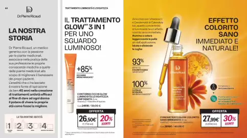 Catalogo Stanhome Pagina 23: Contorno occhi glow luminosità levigatezza uniformità €26,50