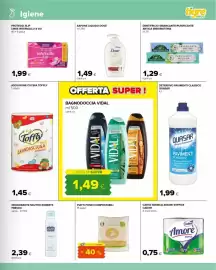 Volantino Tigre Amico Pagina 11: Bagnodoccia Vidal €1,49, Piatti fondi compostabili Bio Uso