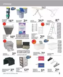 Volantino Le Mille Pagina 5: Asse da stiro Palma €34,90, Contenitore storage €0,99