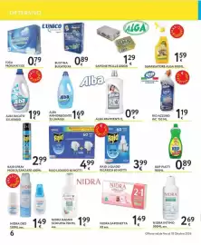 Volantino Le Mille Pagina 6: Nidra saponetta delicato €1,49, Nidra bagno schiuma €1,99