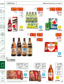 Folheto Recheio semana 40 Página 18: Cerveja Heineken 0,0% Álcool €3,24, Cerveja Super Bock Mini €0,38
