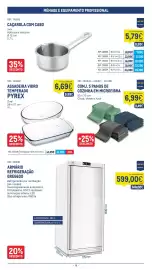 Catálogo Makro semana 40 Página 18: Armário refrigeração gre6600 €599,00, Assadeira vidro temperado pyrex €6,69