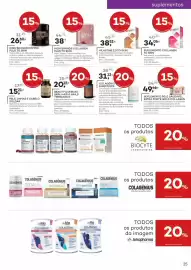Folheto Well's Página 25: Colagénio aurifoods €31,12, Beauty complex skin, hair & nails terranova €20,18