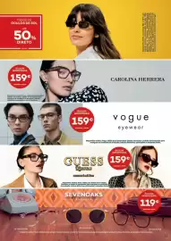 Folheto Well's Página 31: óculos monofocais carolina herrera €159,00, Guess eyewear €159,00