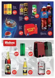 Folleto Suma Supermercados Página 14: Pepsi Refresc cola original o zero €1,29, Bitter Kas Aperitiu sense alcohol €4,99
