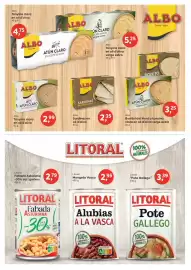 Folleto Suma Supermercados Página 5: Albo sardines en oli d'oliva €2,35, Litoral alubias a la vasca €2,95