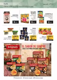 Folleto Plusfresc Página 13: Rana tortellini, girasoli i ravioli gourmet varis €2,19, Gallina Blanca brou de pollastre €6,58