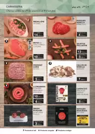 Folleto Plusfresc Página 33: Preparat carni de porc €3,29, Safata bistec de vedella femella 1ª a planxa €19,89