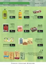 Folleto Plusfresc Página 5: Rajolí d'or oli d'oliva verge extra €39,95, Flor de Esgueva formatge ja tallat €6,54