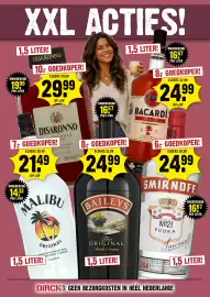 Dirck 3 folder week 40 Pagina 11: Bacardi spiced €24,99, Disaronno €29,99