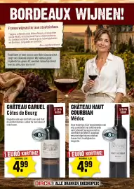 Dirck 3 folder week 40 Pagina 4: Château Caruel Côtes de Bourg €4,99, Château Haut Courbian Médoc €4,99