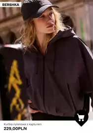 Bershka gazetka tydzień 40 Strona 3: Kurtka nylonowa z kapturem Bershka €229,00
