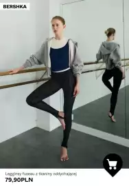 Bershka gazetka tydzień 40 Strona 4: Legginsy fuseau z tkaniny oddychającej Bershka €79,90