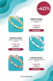 Briju gazetka Strona 2: Pierścionek brylant różowe złoto 333 B1159-100 Briju €1.494,00