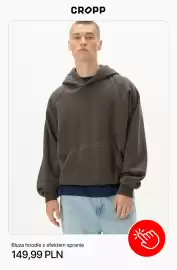 Cropp gazetka tydzień 40 Strona 2: Bluza hoodie z efektem sprania Cropp €149,99