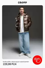 Cropp gazetka tydzień 40 Strona 4: Kurtka puffer z błyszczącym wykończeniem Cropp €229,99
