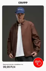Cropp gazetka tydzień 40 Strona 6: Brązowa koszula z dodatkiem lnu Cropp €99,99