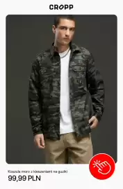 Cropp gazetka tydzień 40 Strona 8: Koszula moro z kieszeniami na guziki Cropp €99,99