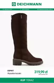 Deichmann gazetka tydzień 40 Strona 12: Wysokie kozaki Esprit €319,99