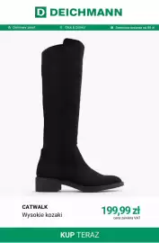 Deichmann gazetka tydzień 40 Strona 14: Wysokie kozaki Catwalk €199,99