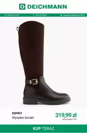 Deichmann gazetka tydzień 40 Strona 3: Wysokie kozaki Esprit €319,99