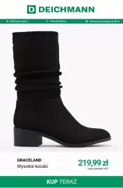 Deichmann gazetka tydzień 40 Strona 6: Wysokie kozaki Graceland €219,99