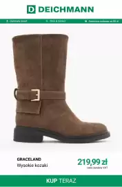 Deichmann gazetka tydzień 40 Strona 7: Wysokie kozaki Graceland €219,99