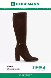 Deichmann gazetka tydzień 40 Strona 8: Wysokie kozaki Esprit €319,99