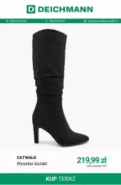Deichmann gazetka tydzień 40 Strona 9: Wysokie kozaki Catwalk €219,99