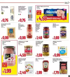 Volantino Famila Pagina 15: Mutti salsa pronta datterini gusto dolce €0,99, Barilla sugo arrabbiata pomodoro e basilico €1,49