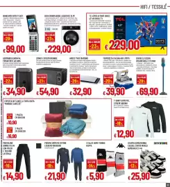Volantino Famila Pagina 23: Calze uomo tennis Kappa €5,90, Pigiama uomo in cotone leggero Navigare €21,90