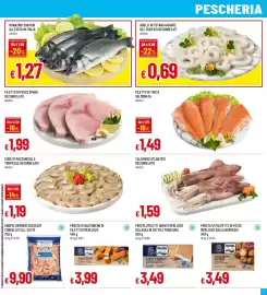 Volantino Famila Pagina 7: Frosta 15 bastoncini di filetti di merluzzo €3,99, Calamaro atlantico €1,59