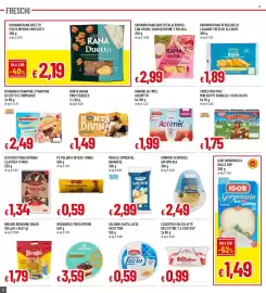 Volantino Famila Pagina 8: PZ polenta intera tonda €0,59, Bontà Divina profiteroles €1,49