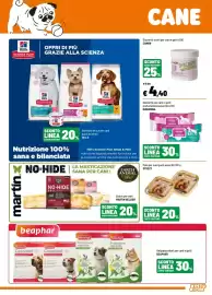 Volantino Iper La Grande Pagina 3: Salviette per cani e gatti INODORINA, Dischetti occhi per cani e gatti CAMON €4,40
