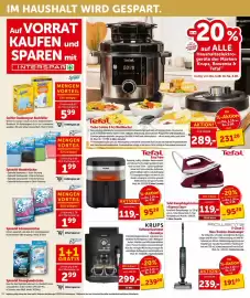 Interspar Flugblatt woche 40 Seite 14: Tefal Easy Fryer €95,20, Tefal Dampfbügelstation »Express Easy« €95,20