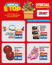 Encarte Rede Top Página 1: Bola de Futebol Jr €17,90, Brinquedo Maquiagem Infantil €23,90