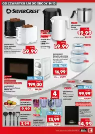 Kaufland gazetka Strona 12: Kuchenka mikrofalowa SilverCrest €199,00, Rondel SilverCrest €19,99