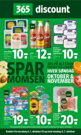 Coop 365 tilbudsavis uge 40 Side 1: Cocio chokolademælk €12,00, Gråsten pålægssalat €10,00
