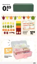 Catalogue Wibra page 15: Mallette loisirs créatifs €5,99, Craftlab Guirlande feutrine €1,99