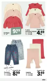 Catalogue Wibra page 23: MINI T-shirt manches longues €4,49, MINI Cardigan €9,99