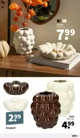 Catalogue Wibra page 4: Vase €4,99, Bougeoir €2,99