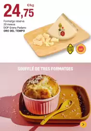 Folleto BonpreuEsclat Página 10: 24.75 Formatge reserva 20 mesos DOP Grana Padano ORO DEL TEMPO GRANA PADANO RISERVA MATCICA