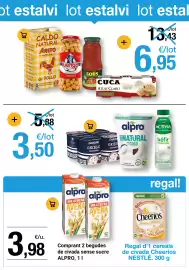 Folleto BonpreuEsclat Página 16: Danone griego €3,50, Alpro bevada sense sucre avena €3,98