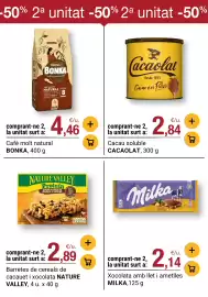 Folleto BonpreuEsclat Página 19: Bonka café molt natural €4,46, Cacaolat cacao en polvo €2,84