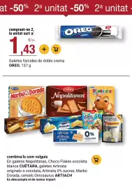 Folleto BonpreuEsclat Página 20: Oreo galetes farcides de doble crema €1,43