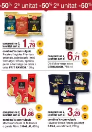 Folleto BonpreuEsclat Página 21: Rana raviolis frescs farcits gourmet €3,29, Germanor oli d'oliva verge extra €6,71